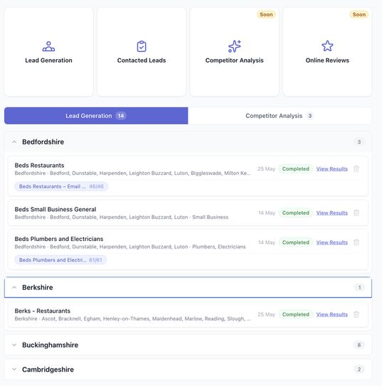 AI builds your lead lists